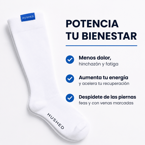 Medias de Compresión de eucalipto marca Hushed (1 PAR)