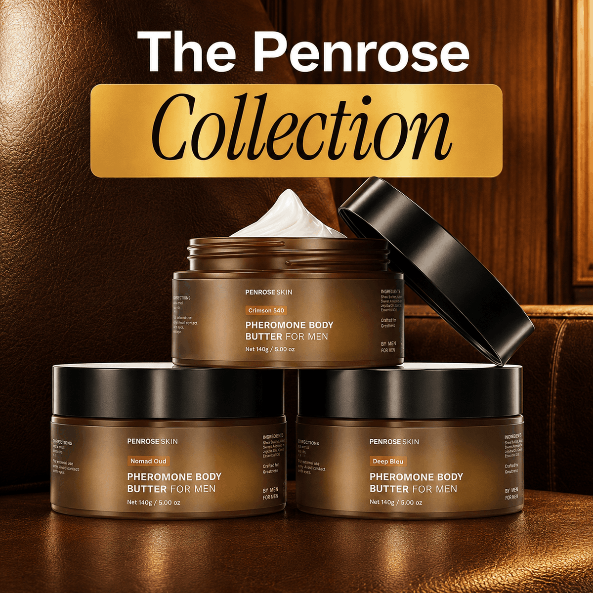 Colección Penrose – Cremas Perfumadas con Feromonas | Más Presencia y Atracción