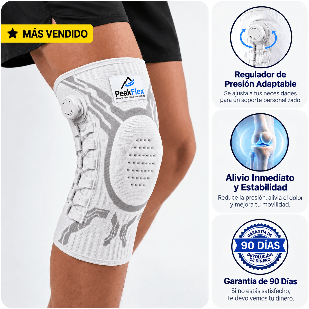 Rodillera PeakFlex - Elimina el dolor de rodilla